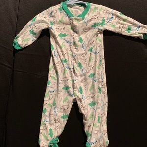 Baby boy sleeper footy pajamas!